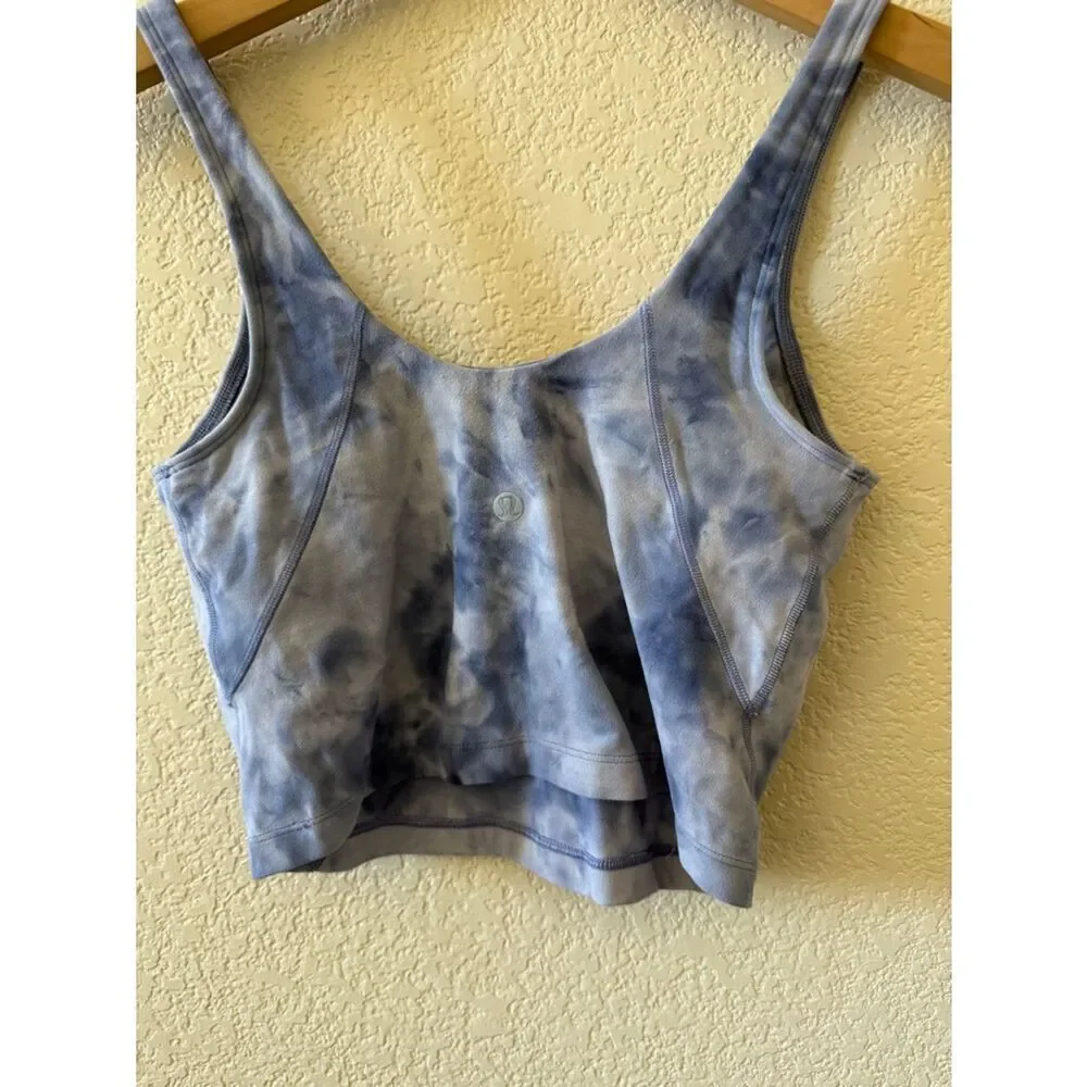 Lululemon Align Tank in the colorway Diamond Dye Iced Iris Peri Purple size 4